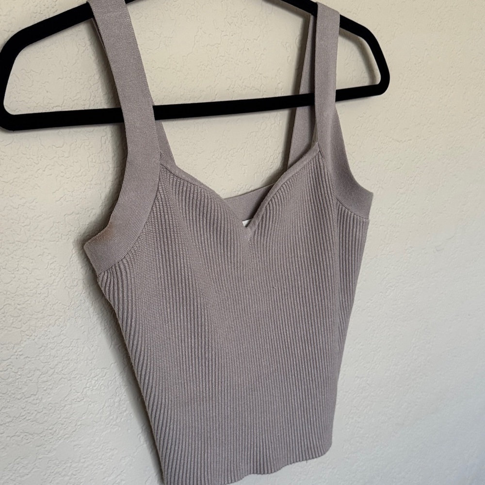 Abercrombie & Fitch Gray Ribbed Tank Top - Picture 5 of 5